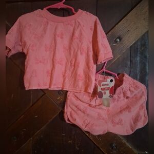 Disney Minnie Mouse Embossed Toddler Set🎀